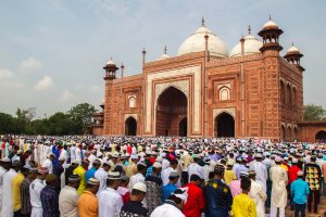 Eid Prayer in Taj Mahal